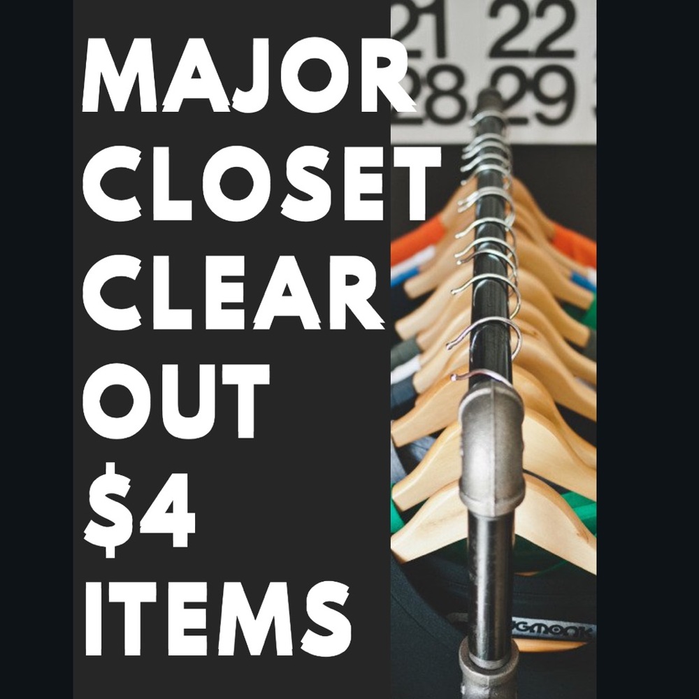 Major Closet Clear Out